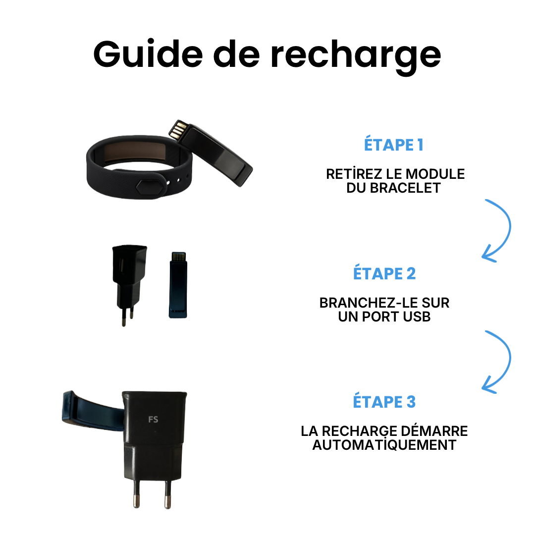 Namly™ - Le Bracelet Réveil Silencieux