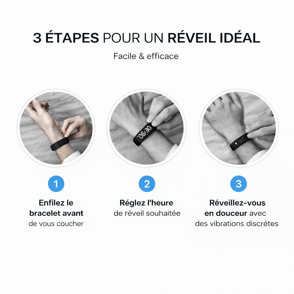 Namly™ - Le Bracelet Réveil Silencieux