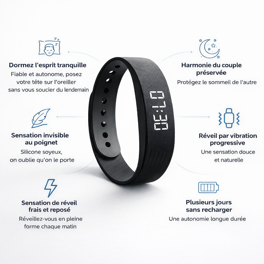 Namly™ - Le Bracelet Réveil Silencieux