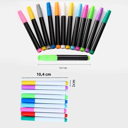 12 Feutres magiques effaçables Namly™